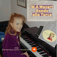 MOZART Rondo Alla Turca/ Eva (11)  spielt seit 2 Jahren Klavier