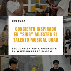 Concierto inspirado en “Sing” muestra el talento musical UNAB