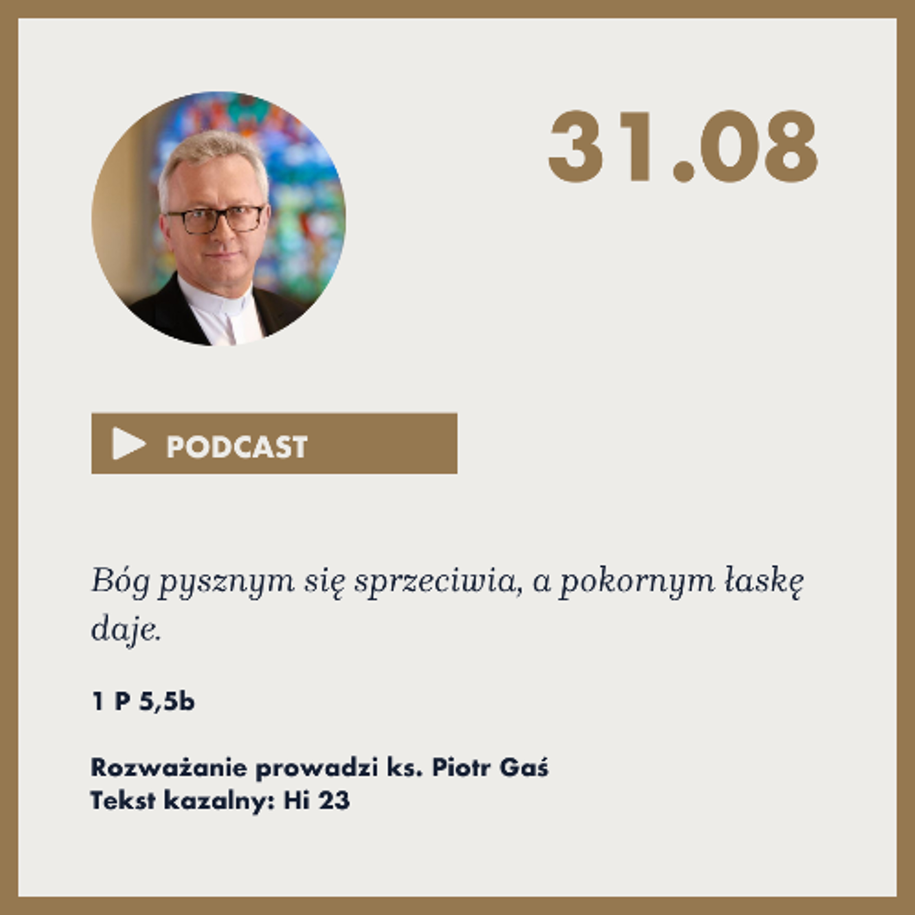 Niedziela ze Słowem, rozważanie z nabożeństwa z 31 sierpnia 2025 episode artwork