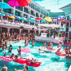 a summer solstice pool party