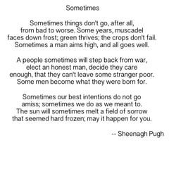 09 Sometimes by Sheenagh Pugh