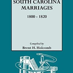 +@ South Carolina Marriages, 1800-1820 +E-reader@