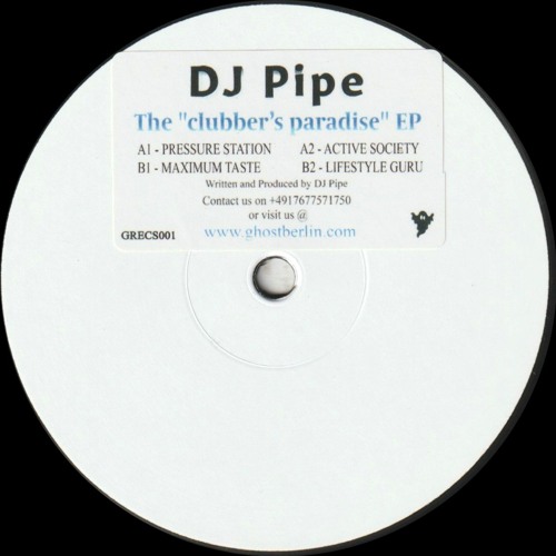 DJ Pipe - The "Clubber's Paradise" EP (GRECS001)