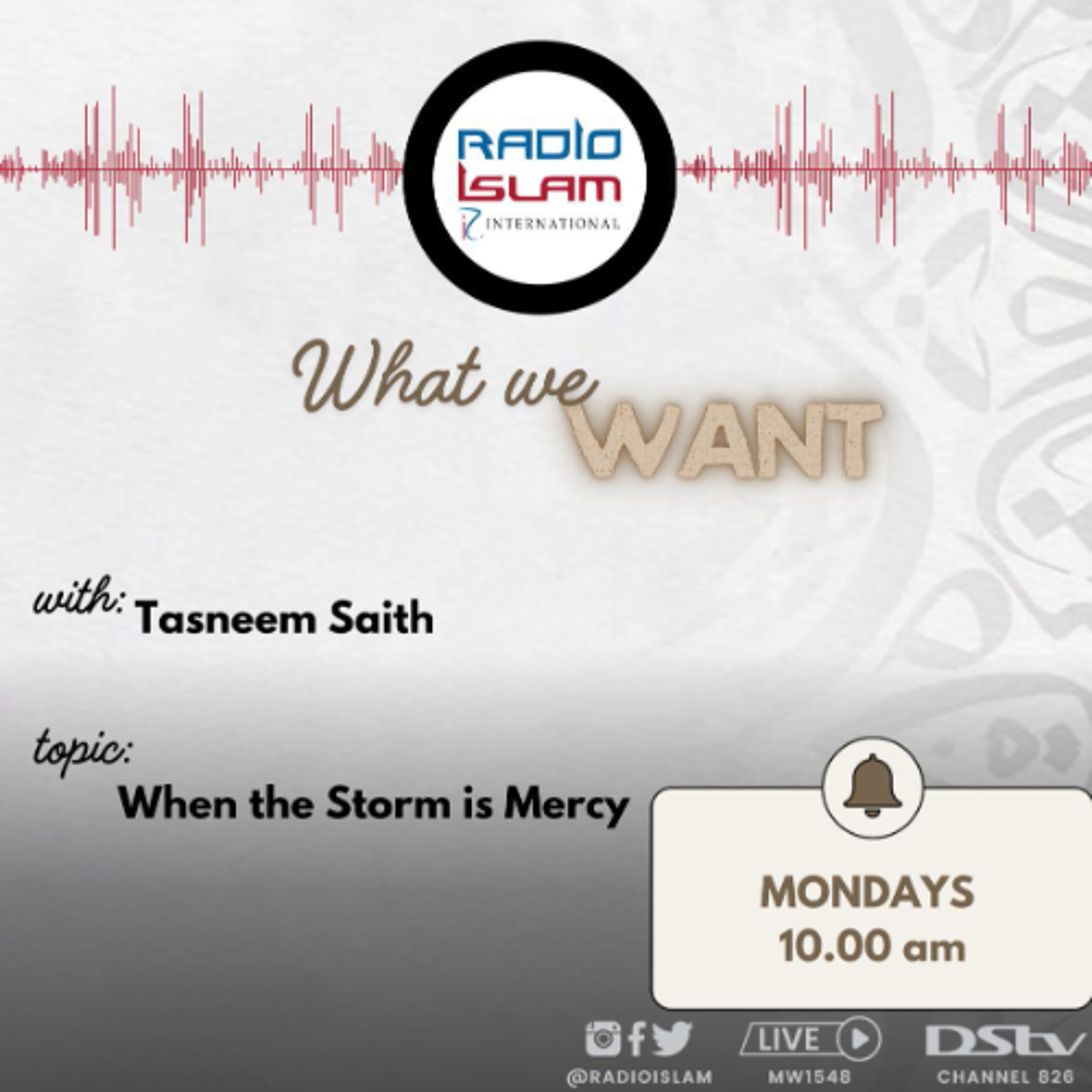What We Want: When the Storm is Mercy