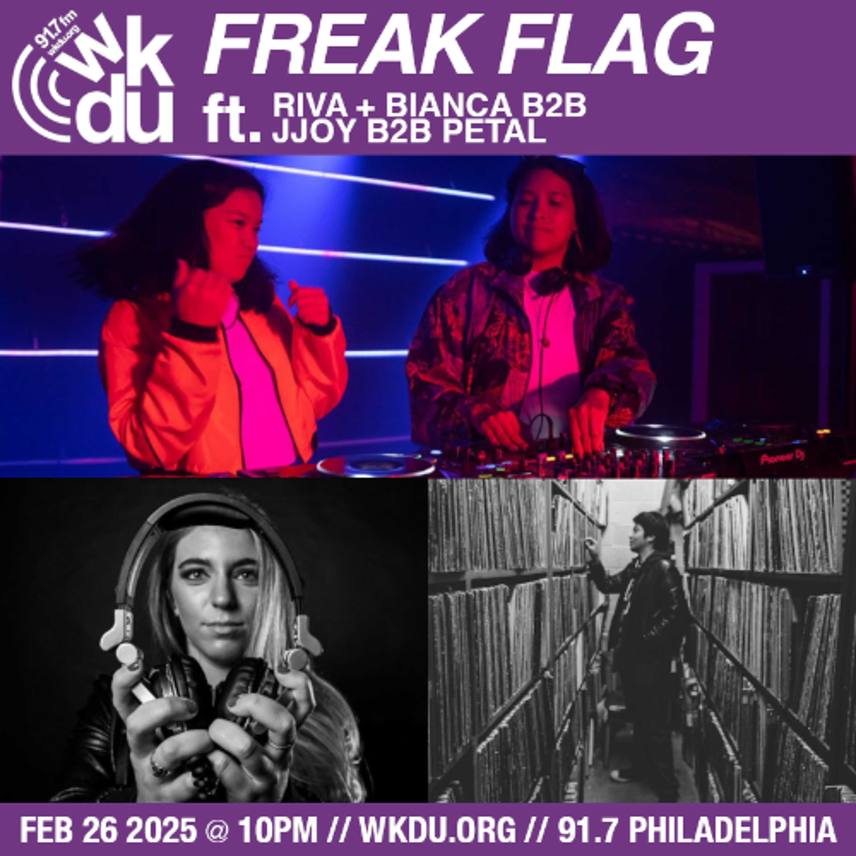 Freak Flag | Riva + Bianca B2B jjoy B2B PetaL | 2025-02-26 episode artwork