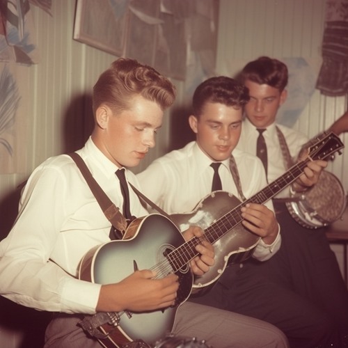 Live performance on Saint Kitts tv station, around 1964