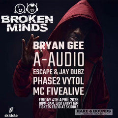 Escape b2b Jay Dubz @ Broken Minds, Hare & Hounds Birmingham - 4-4-25