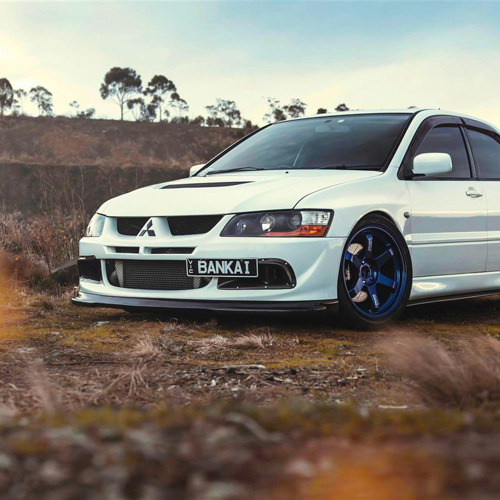 Lancer 9 Evolution Sunset