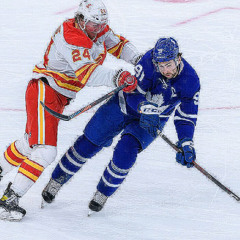 Minor Penalty 2 min for CROSSCHECKING