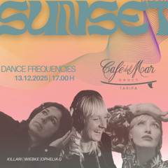 Dance Frequencies set at Cafe Del Mar Beach , Tarifa, ES 13des.25