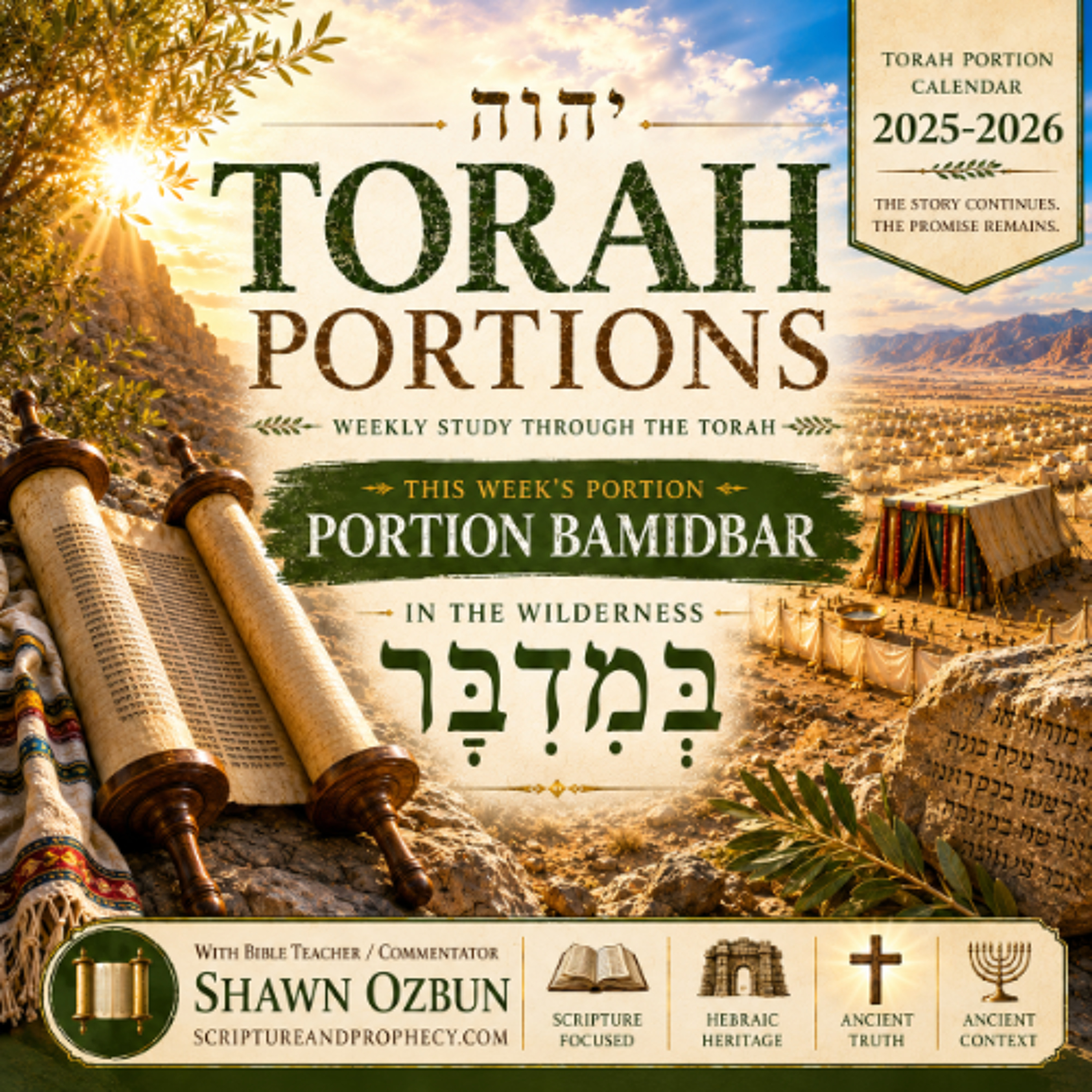 In The Wilderness, A Census of Israel's Warriors - Torah Portion - Bamidbar: (Numbers 1–4:20)