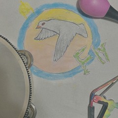 the dove flies above me