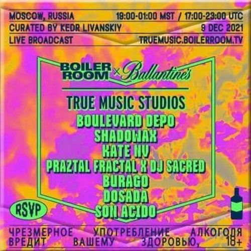 Shadowax  Boiler Room Moscow 09.12