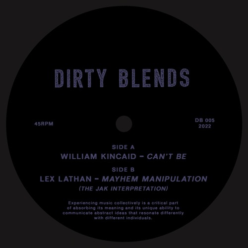 William Kincaid- Can't Be (soundbyte)