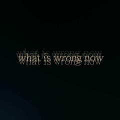 What Is Wrong Now