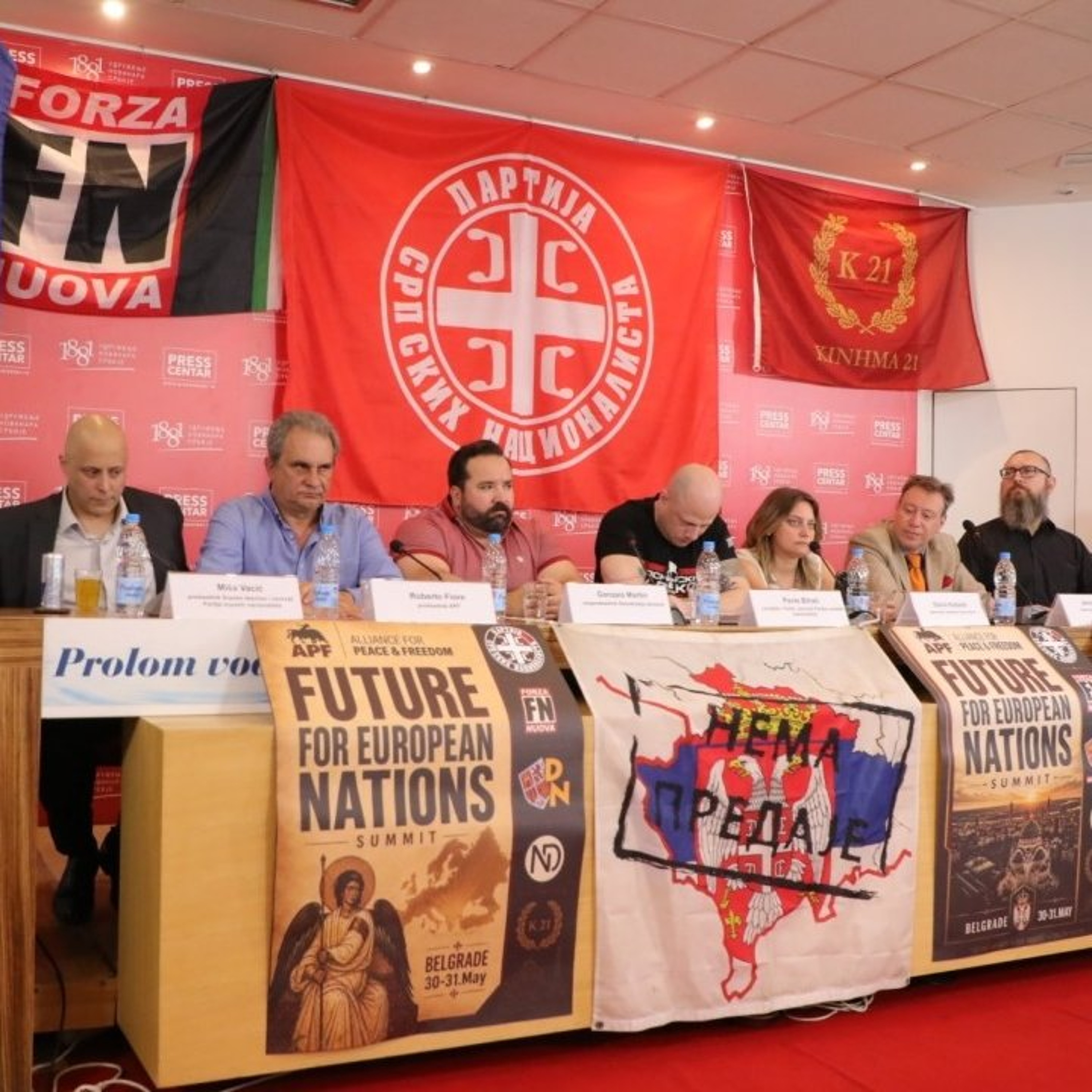 Disgraceful gathering of neo-fascists in the centre of Belgrade