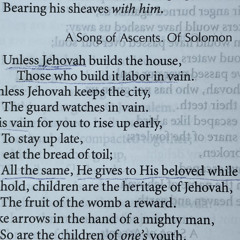 Unless Jehovah (Psalms 127)