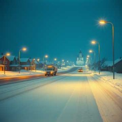 ❄️ Snow Falls Over Östersund – English V