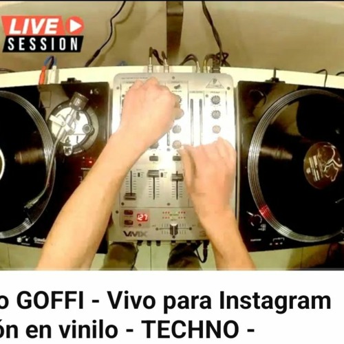 Vivo para Instagram sesión en vinilo - TECHNO -