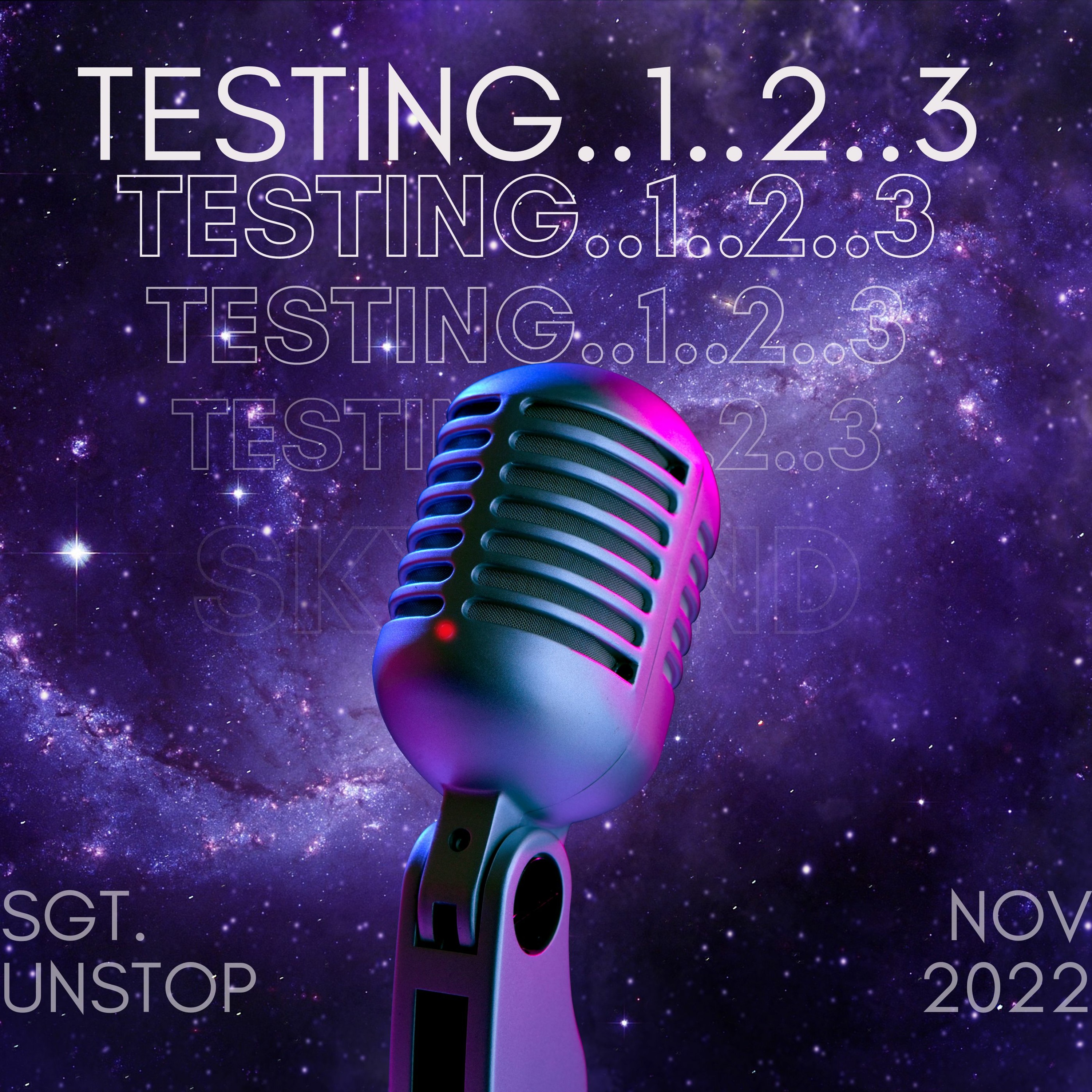 Testing..1..2..3 episode artwork