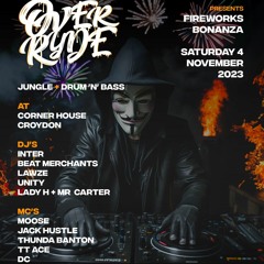 DJ Unity & MC TT Ace @ Overryde Fireworks Bonaza 04/11/23