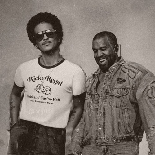 Kanye West & Bruno Mars - Talking To The moon X skeletons & bound 2