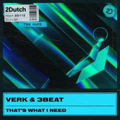 Verk, 3Beat - Thats What I Need