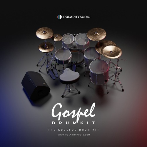 Stream Gospel Drum Kit Drum Only With Room by Polarity Audio