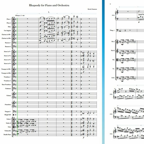 K Canavan - Rhapsody For Piano And Orchestra