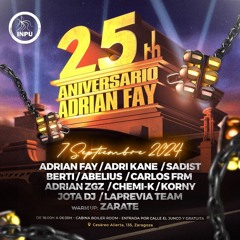 Adrian fay 25 Aniversario