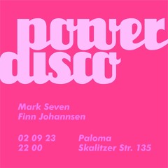 2023-09-02 Live At Power Disco (Finn Johannsen)