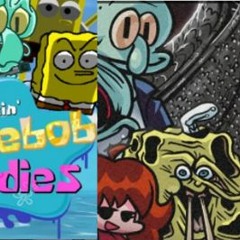 fnf spongebob parodies v4 and mistful crimson morning original and fanmade