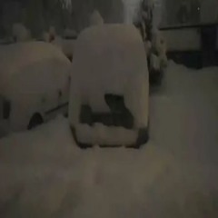 žiemos vakaro akimirka