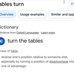 TABLES TURNED // 1GJOEDIRT