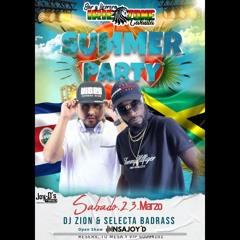 SUMMER PARTY // SELECTA BADRAS DJ ZION LIVE @ IRIE ZONE CAHUITA, LIMON (23-3-24)