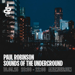 Paul Robinson - Sounds of the Underground - Aaja Channel 1 - 10 05 25
