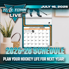 2025-26 San Jose Sharks & NHL Regular Season Schedule Release - 7/16/2025 - Teal Town USA Live