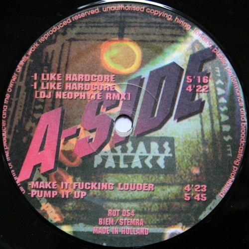 Lenny Dee Vs. DJ Paul - I Like Hardcore