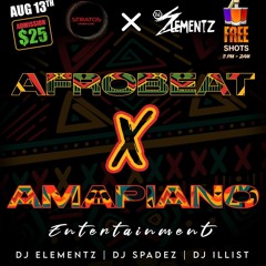 Dj Spadez ft Dj Elementz Afrobeats X Amapiano ((SEMI CLEAN)) (Live Audio)