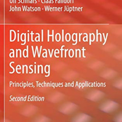 [GET] PDF 🖌️ Digital Holography and Wavefront Sensing by  Schnars [EPUB KINDLE PDF E