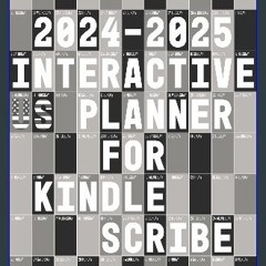 [PDF] ❤ 2024-2025 Interactive US Daily Planner for Kindle Scribe (Kindle Scribe Only) Read Book