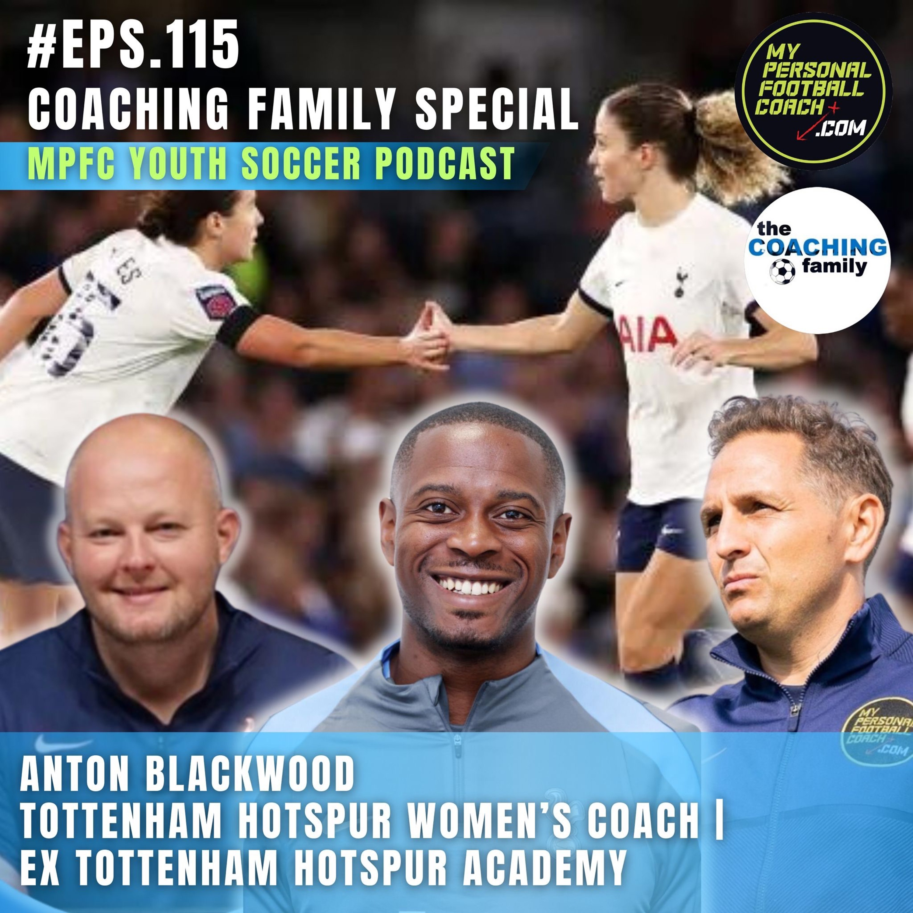 115 Anton Blackwood Spurs Women's Coach ex Spurs Academy