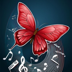 Roter Schmetterling