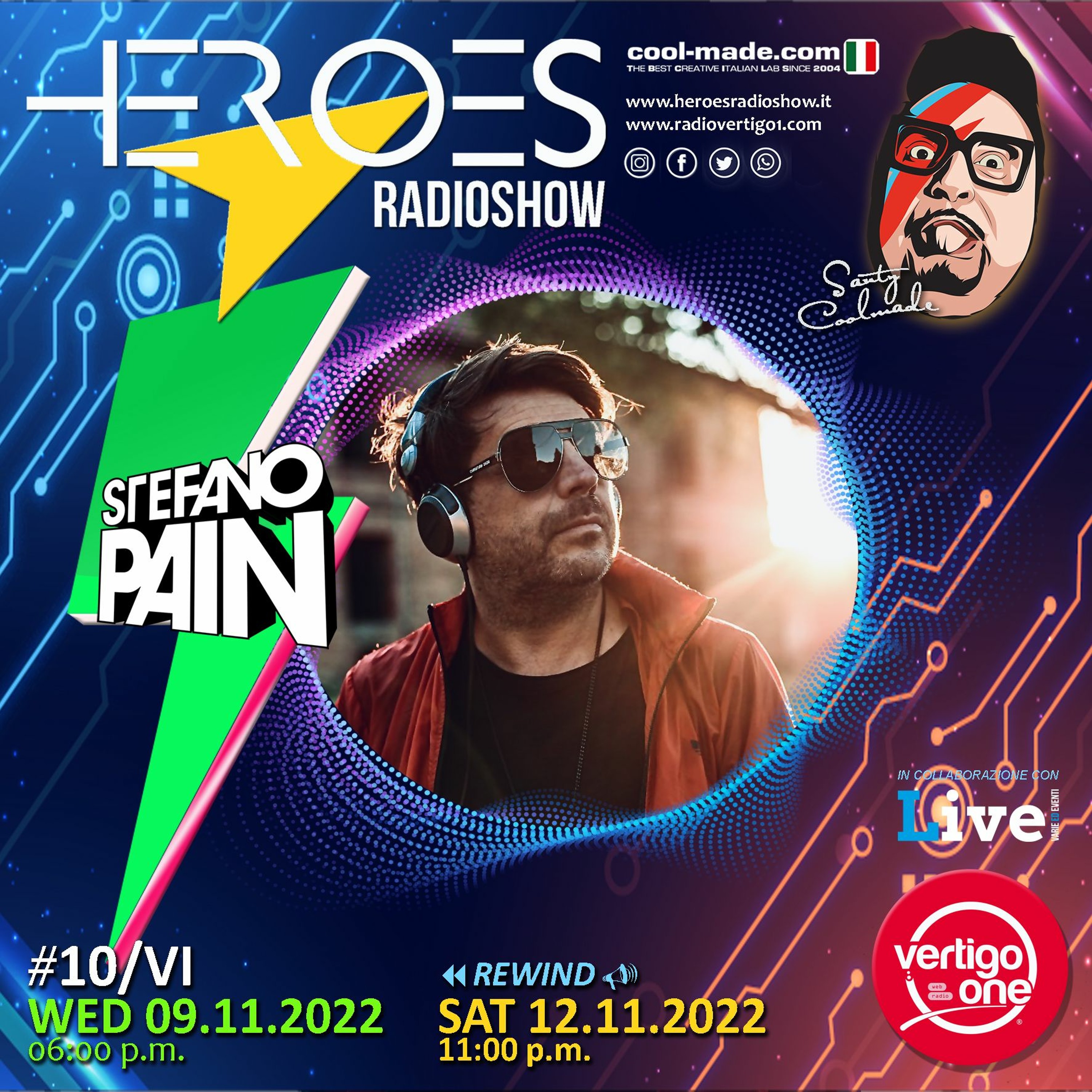 #10/2022-23> HEROES RadioShow - Special Guest STEFANO PAIN episode artwork