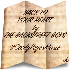 Back to Your Heart by The Backstreet Boys (Acoustic Cover)