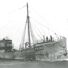 The wreck of the Merisia, Bulgham Bay, 1940