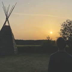 Sunset in a hammock