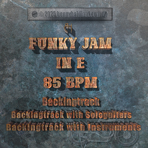 Funky Jam in E 90 BPM (Jamtrack with Instruments)
