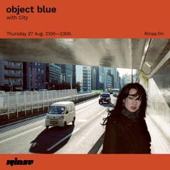 object blue with City - 27 August 2020