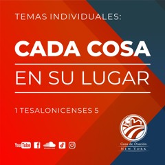 Tema | Cada Cosa En Su Lugar